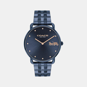 Elliot Women Quartz Blue Dial Analog Stainless Steel Watch 14504297