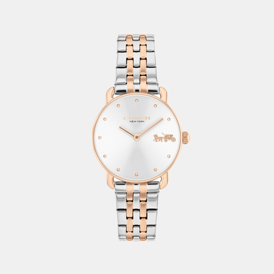 Elliot Women Quartz Silver Dial Analog Stainless Steel Watch 14504304