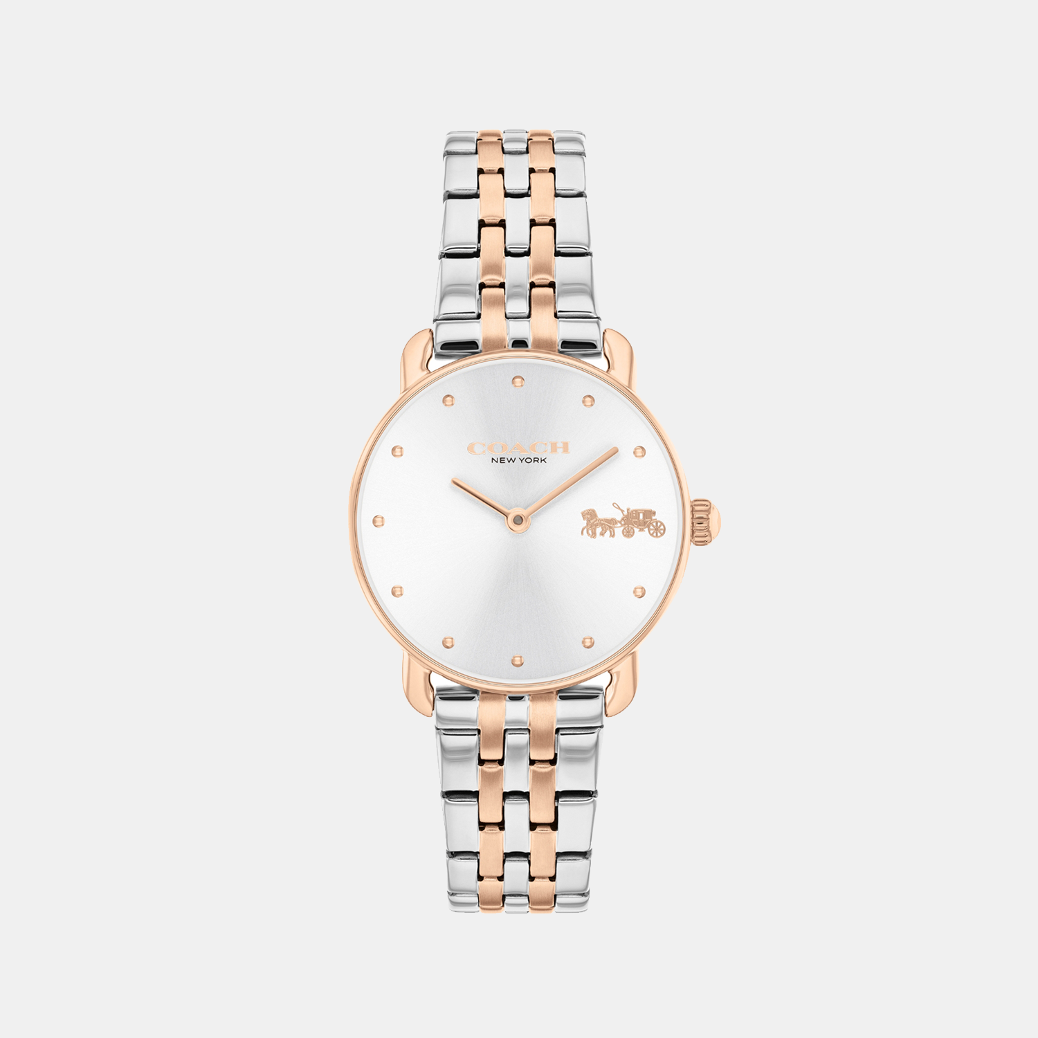Elliot Women Quartz Silver Dial Analog Stainless Steel Watch 14504304