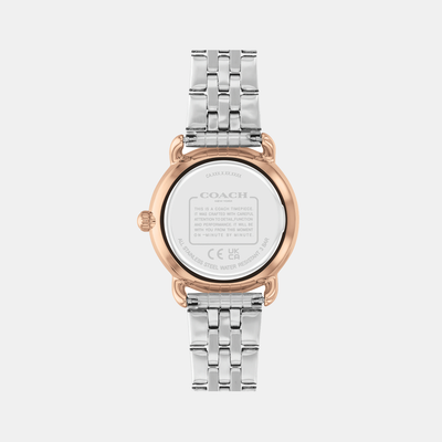 Elliot Women Quartz Silver Dial Analog Stainless Steel Watch 14504304