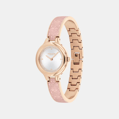 Chelsea Women Quartz Silver Dial Analog Stainless Steel Watch 14504331