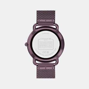 Elliot Women Quartz Purple Dial Analog Stainless Steel Watch 14504339