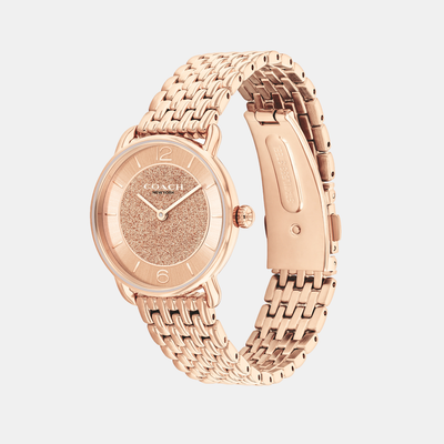 Elliot Women Quartz Rose Gold Dial Analog Stainless Steel Watch 14504371