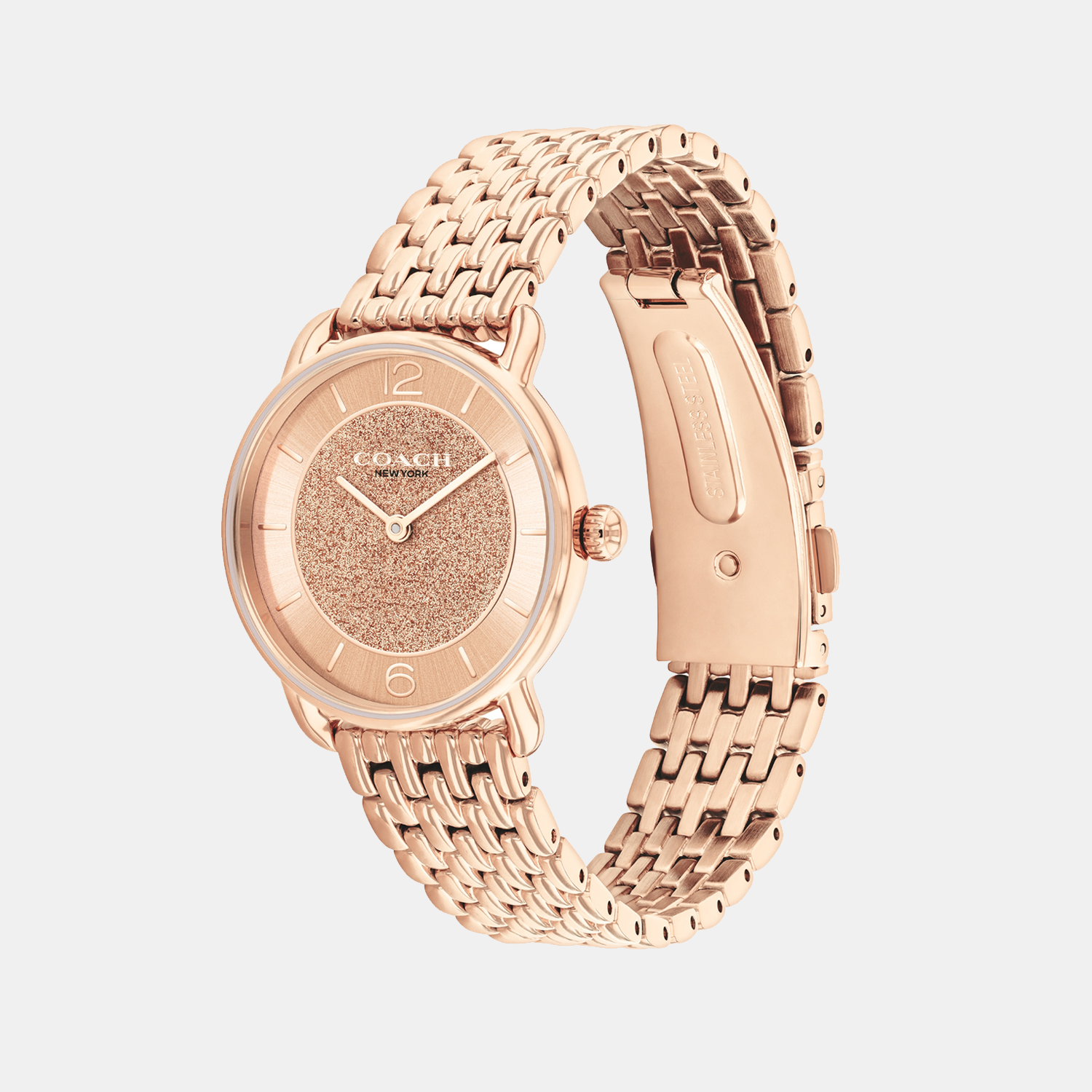 Elliot Women Quartz Rose Gold Dial Analog Stainless Steel Watch 14504371