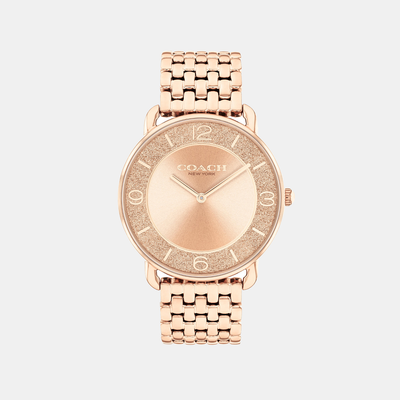 Elliot Women Quartz Rose Gold Dial Analog Stainless Steel Watch 14504375