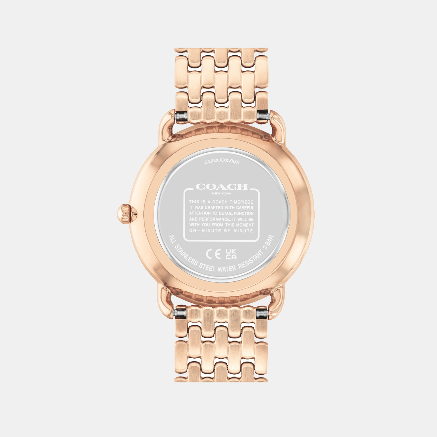 Elliot Women Quartz Rose Gold Dial Analog Stainless Steel Watch 14504375