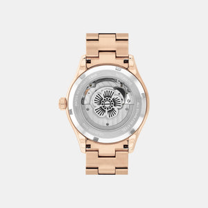 Brooks Women Automatic Pink Dial Analog Stainless Steel Watch 14504488