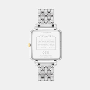 Cass Women Quartz Black Dial Analog Stainless Steel Watch 14504496