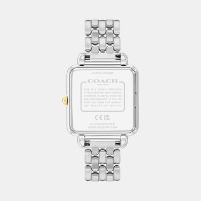 Cass Women Quartz Black Dial Analog Stainless Steel Watch 14504496