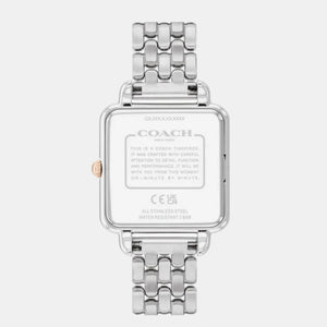 Cass Women Quartz Pink Dial Analog Stainless Steel Watch 14504497