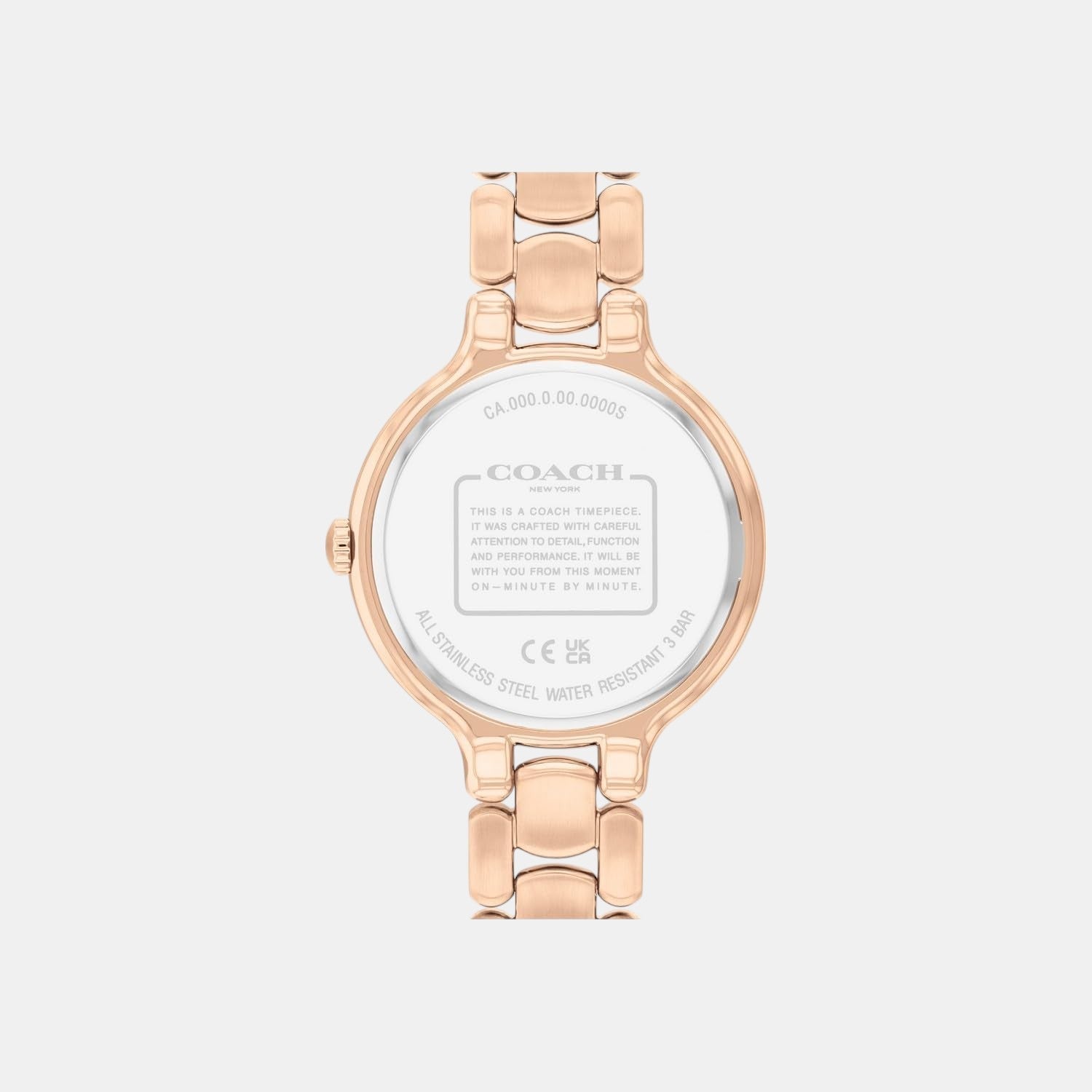Chelsea Women Quartz Pink Dial Analog Stainless Steel Watch 14504498