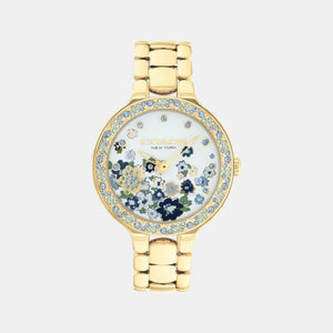 Chelsea Women Quartz Blue Dial Analog Stainless Steel Watch 14504500