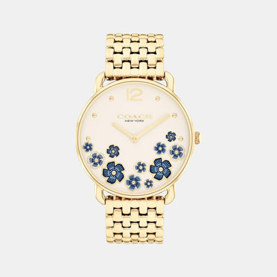 Elliot Women Quartz Chalk Dial Analog Stainless Steel Watch 14504517