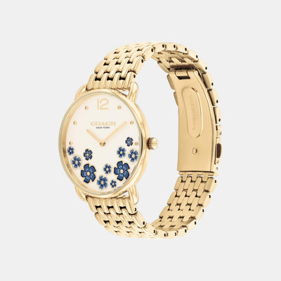 Elliot Women Quartz Chalk Dial Analog Stainless Steel Watch 14504517