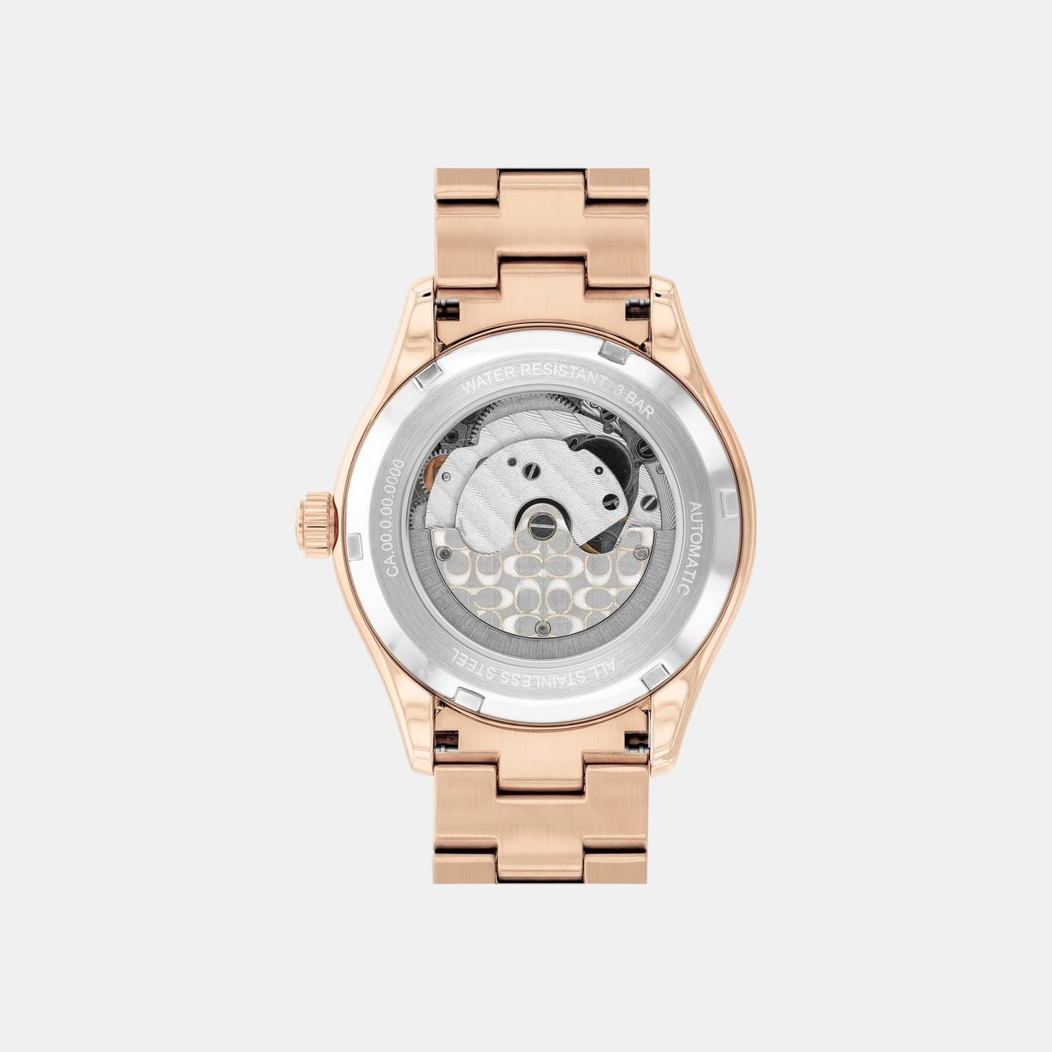 Brooks Women Automatic Light Pink Dial Analog Stainless Steel Watch 14504523