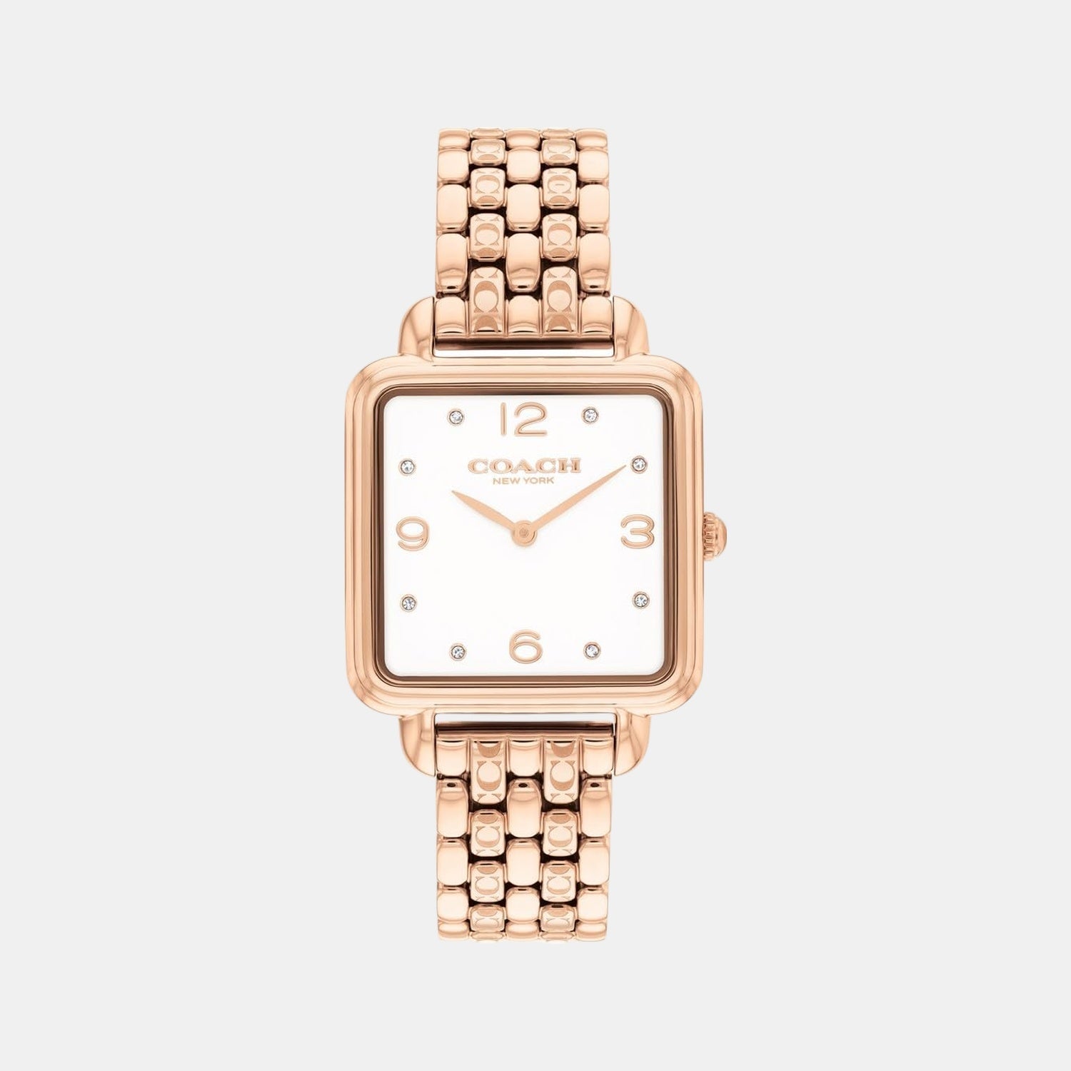 Cass Women Quartz White Dial Analog Stainless Steel Watch 14504532