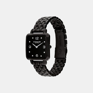 Cass Women Quartz Black Dial Analog Stainless Steel Watch 14504533