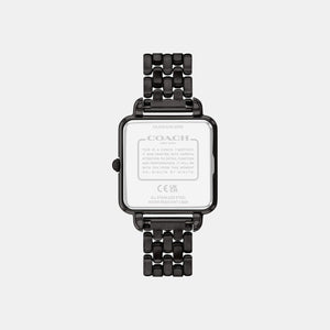 Cass Women Quartz Black Dial Analog Stainless Steel Watch 14504533