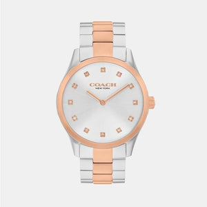 Brooks Women Quartz Silver Dial Analog Stainless Steel Watch 14504537