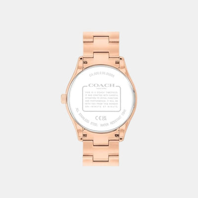 Brooks Women Quartz Silver & White Dial Analog Stainless Steel Watch 14504538
