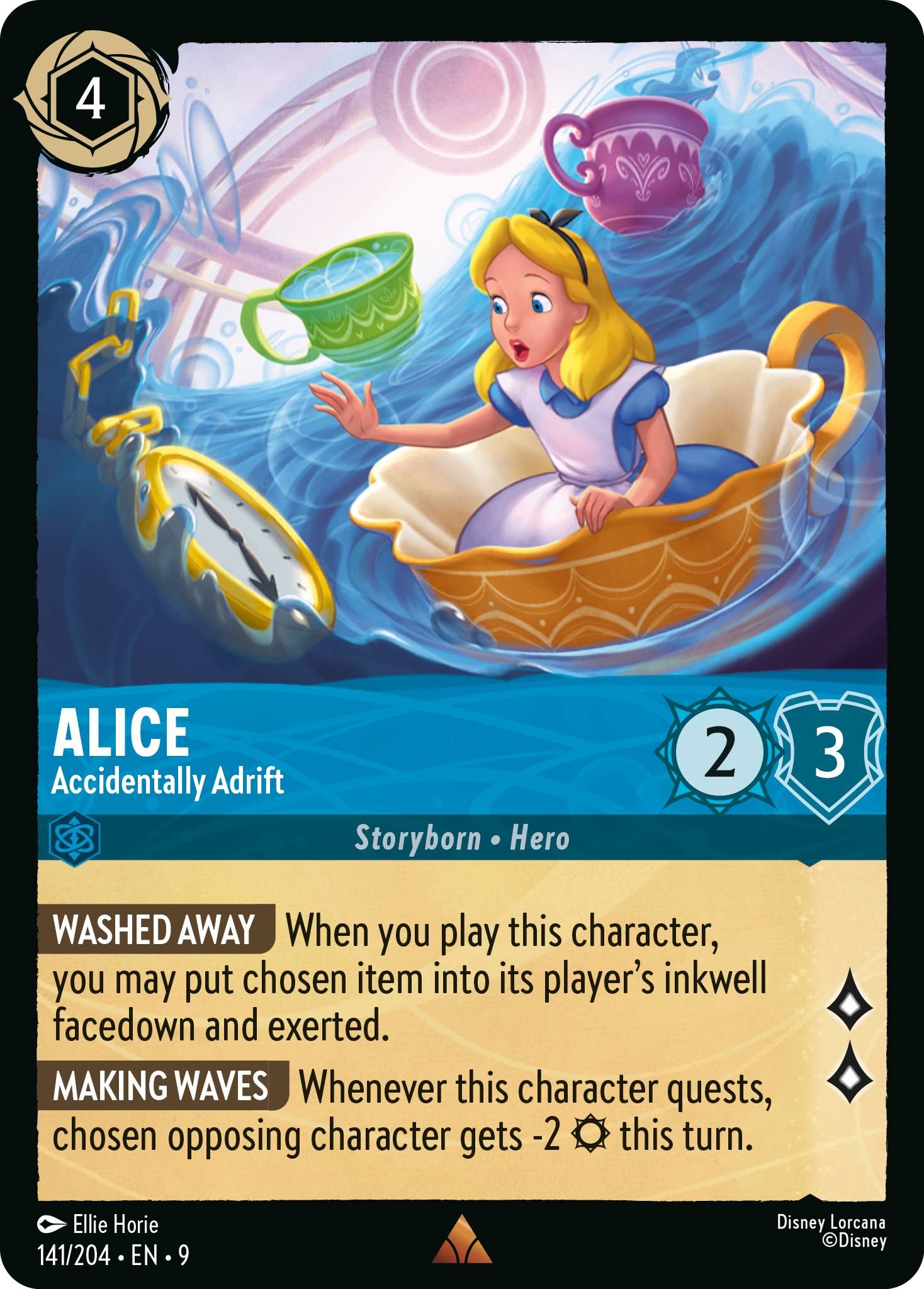 Alice - Accidentally Adrift - 141/204 [Fabled] [Non-Foil]