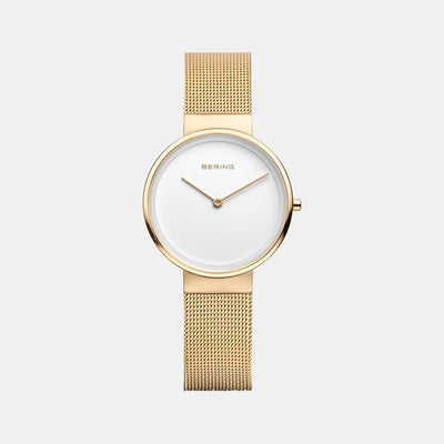 Classic Women's White Stainless Steel Watch 14531-334