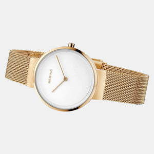 Classic Women's White Stainless Steel Watch 14531-334