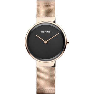 Bering Classic Black Dial Women 31mm