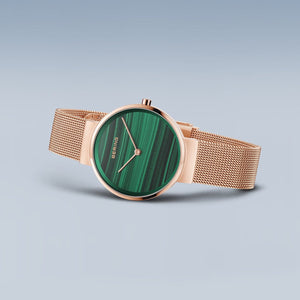 Bering Classic Green Dial Women 38mm