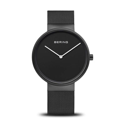 Bering Classic  Black Dial Unisex 39mm