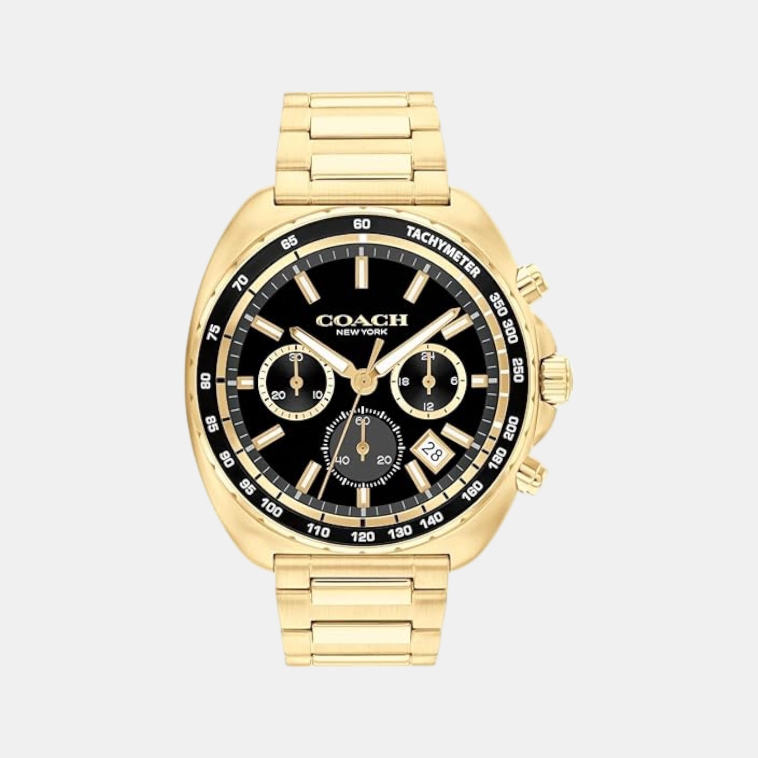Charter Men Quartz Black Dial Chronograph Stainless Steel Watch 14602703