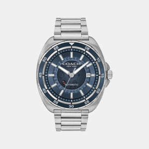 Charter Men Automatic Blue Dial Analog Stainless Steel Watch 14602711