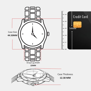 Charter Men Automatic Black Dial Analog Stainless Steel Watch 14602712