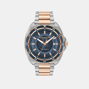 Charter Men Automatic Blue Dial Analog Stainless Steel Watch 14602729