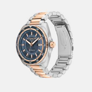 Charter Men Automatic Blue Dial Analog Stainless Steel Watch 14602729