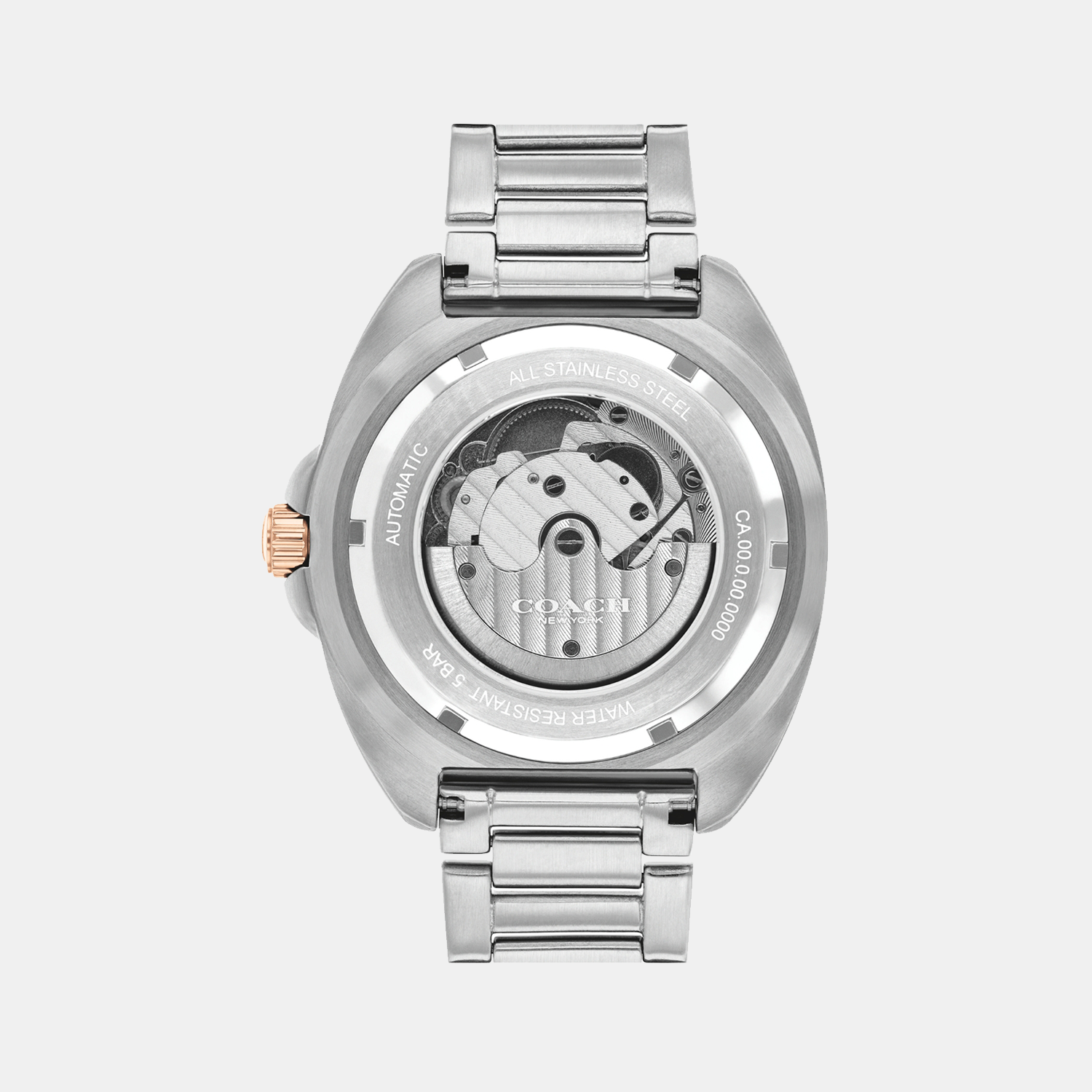 Charter Men Automatic Blue Dial Analog Stainless Steel Watch 14602729