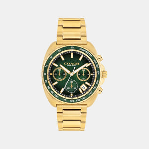 Charter Men Quartz Green Dial Chronograph Stainless Steel Watch 14602738