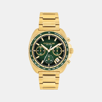 Charter Men Quartz Green Dial Chronograph Stainless Steel Watch 14602738