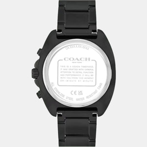 Charter Men Quartz Black Dial Chronograph Stainless Steel Watch 14602739