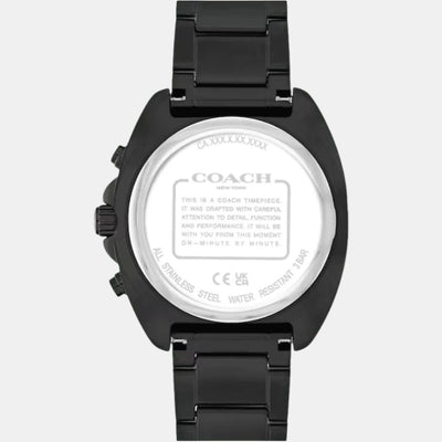 Charter Men Quartz Black Dial Chronograph Stainless Steel Watch 14602739