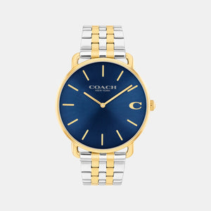 Elliot Men Quartz Blue Dial Analog Stainless Steel Watch 14602748