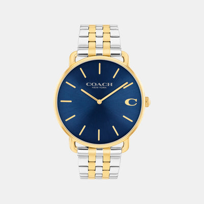 Elliot Men Quartz Blue Dial Analog Stainless Steel Watch 14602748