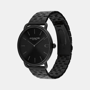 Elliot Men Quartz Black Dial Analog Stainless Steel Watch 14602749