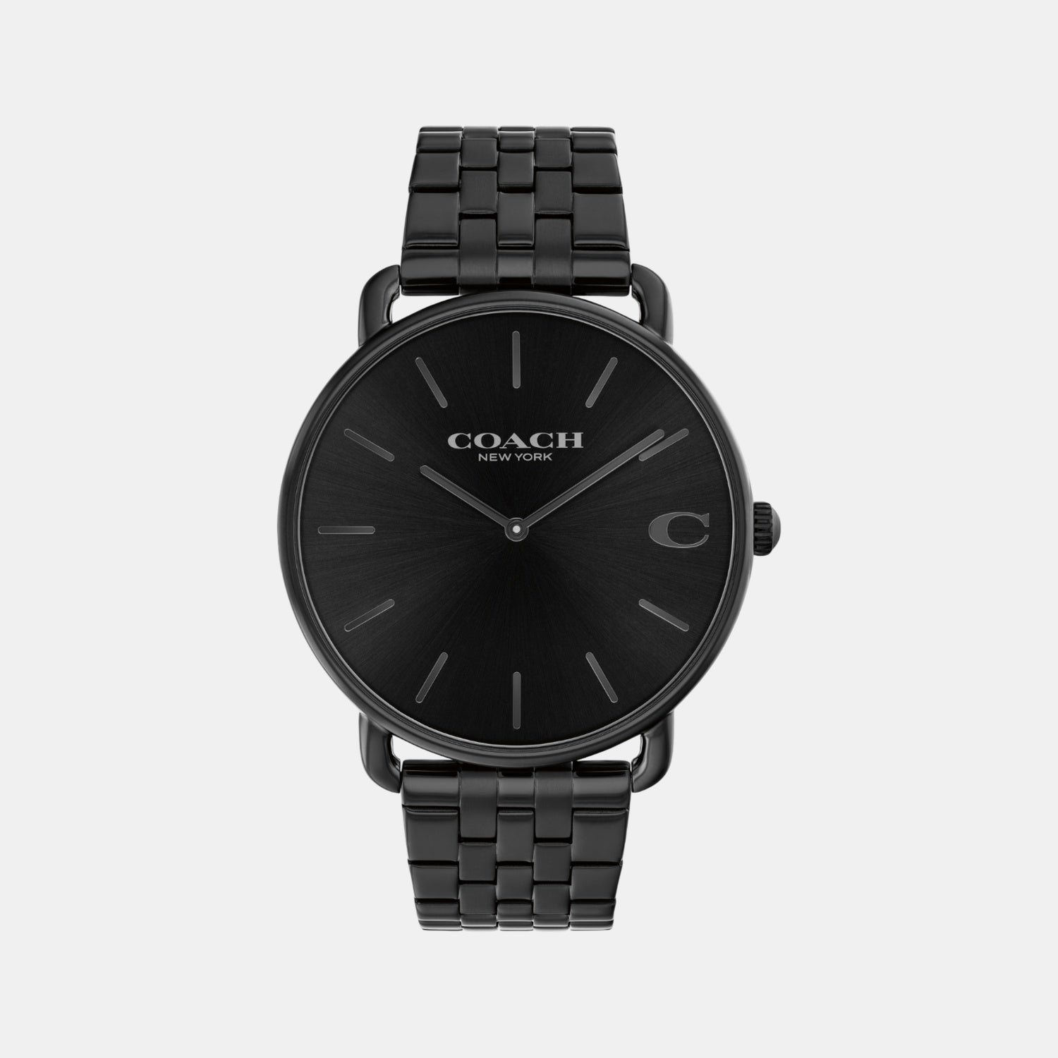 Elliot Men Quartz Black Dial Analog Stainless Steel Watch 14602749