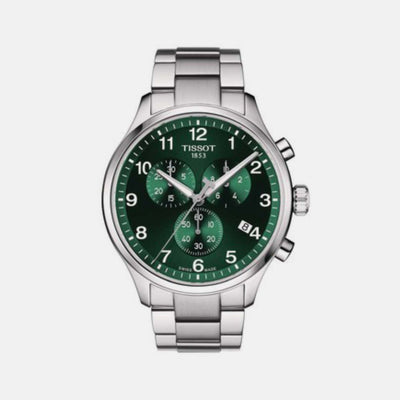 Chrono XL Classic Men Quartz Green Dial Chronograph Stainless steel Watch T1166171109200
