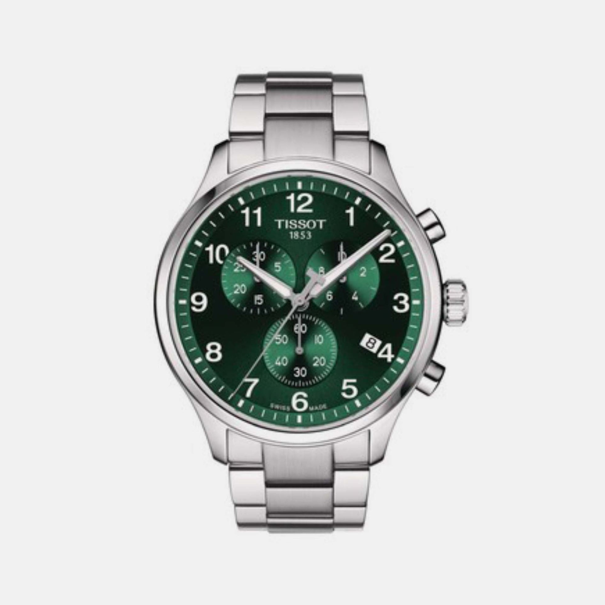 Chrono XL Classic Men Quartz Green Dial Chronograph Stainless steel Watch T1166171109200