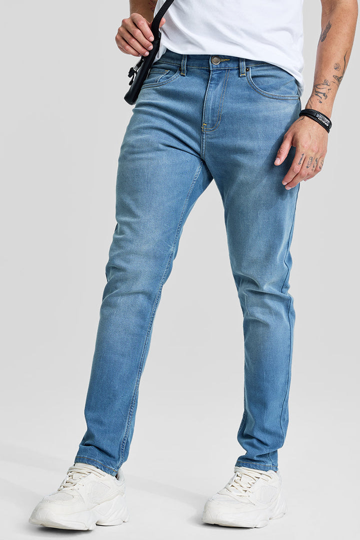 Blue Tapered Fit Jeans