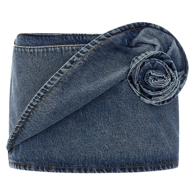 Magda Butrym Denim 12 Skirt Skirt