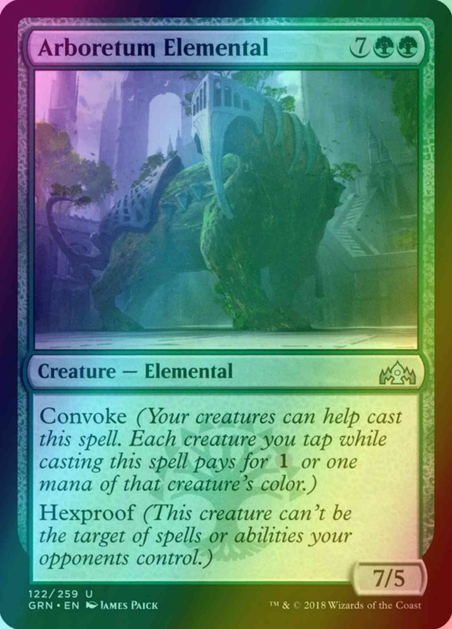 Arboretum Elemental [122] [Guilds of Ravnica] [Foil]
