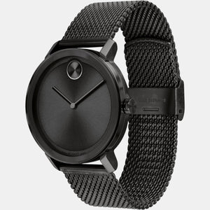 Bold Evolution Men Quartz Black Dial Analog Stainless Steel Watch 3600792